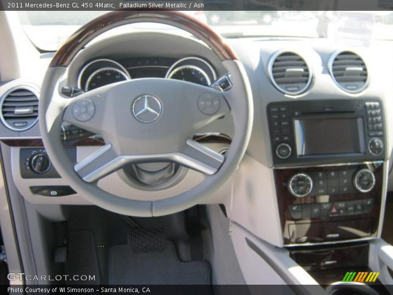 Palladium Silver Metallic / Ash 2011 Mercedes-Benz GL 450 4Matic