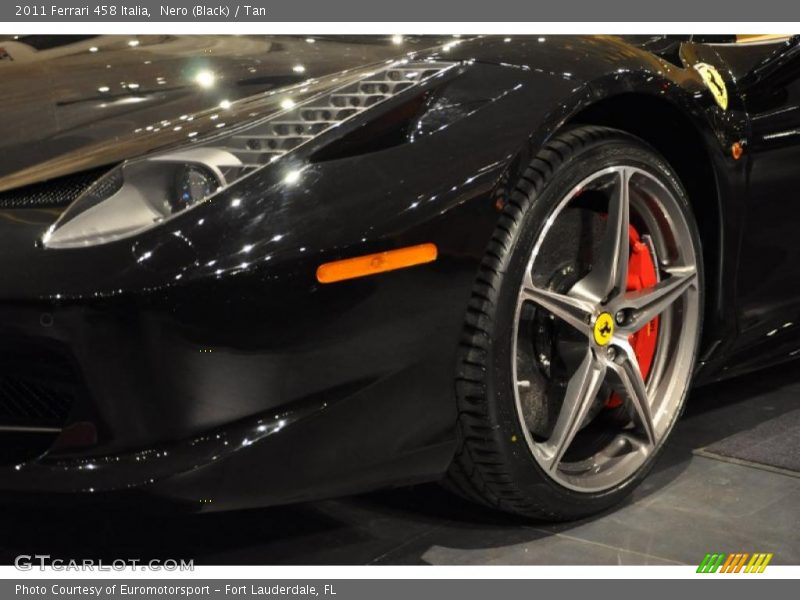 Nero (Black) / Tan 2011 Ferrari 458 Italia