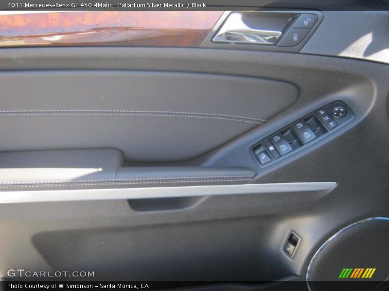 Palladium Silver Metallic / Black 2011 Mercedes-Benz GL 450 4Matic