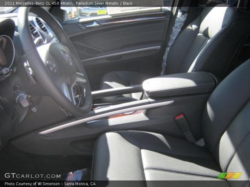 Palladium Silver Metallic / Black 2011 Mercedes-Benz GL 450 4Matic
