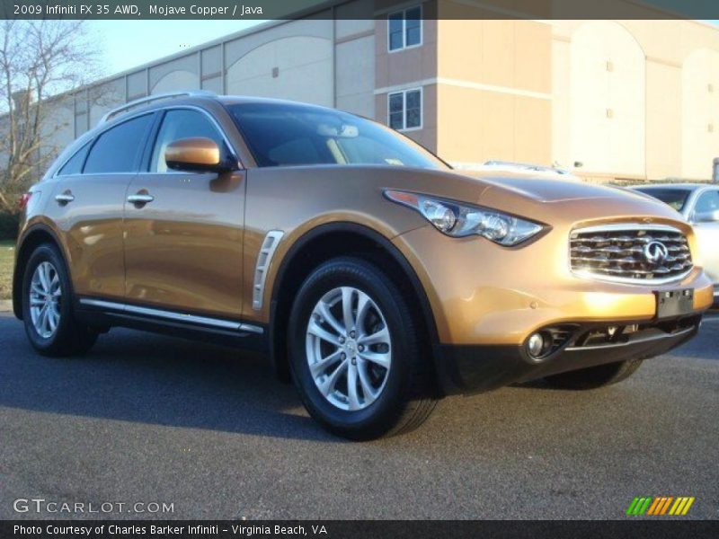 Mojave Copper / Java 2009 Infiniti FX 35 AWD