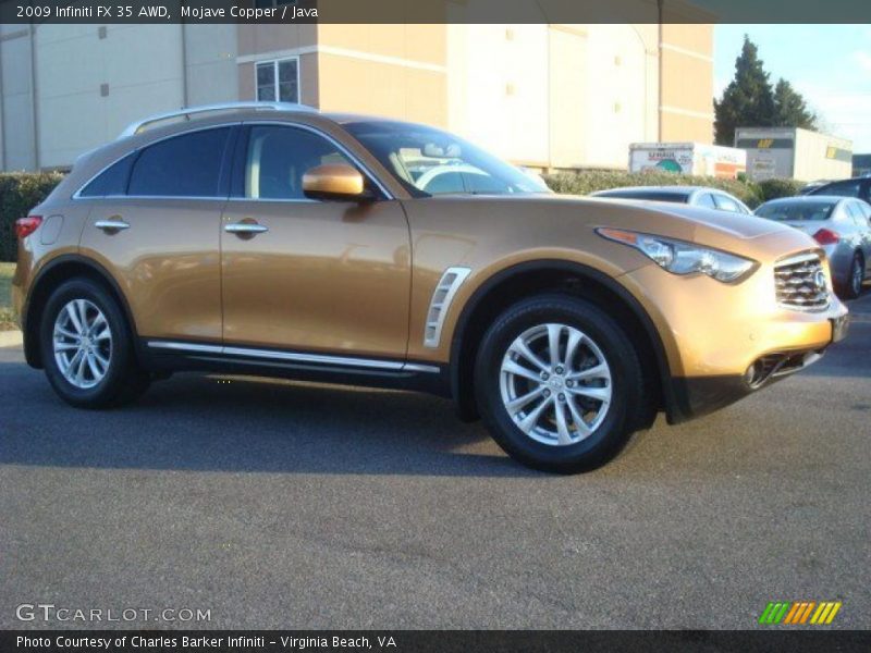 Mojave Copper / Java 2009 Infiniti FX 35 AWD