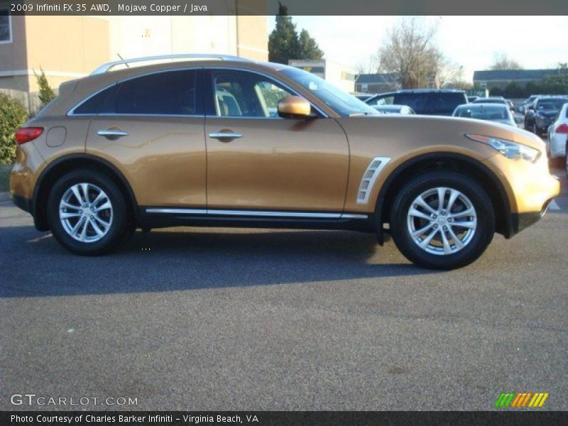 Mojave Copper / Java 2009 Infiniti FX 35 AWD