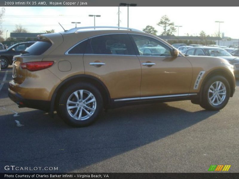Mojave Copper / Java 2009 Infiniti FX 35 AWD