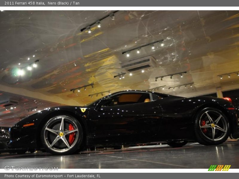 Nero (Black) / Tan 2011 Ferrari 458 Italia