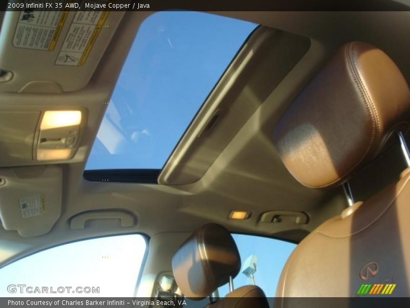 Mojave Copper / Java 2009 Infiniti FX 35 AWD
