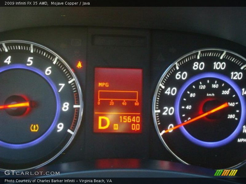 Mojave Copper / Java 2009 Infiniti FX 35 AWD