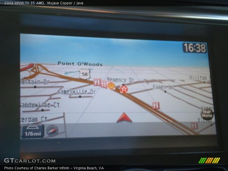 Mojave Copper / Java 2009 Infiniti FX 35 AWD