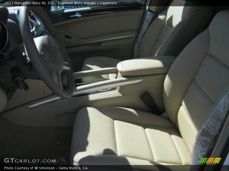 Diamond White Metallic / Cashmere 2011 Mercedes-Benz ML 350