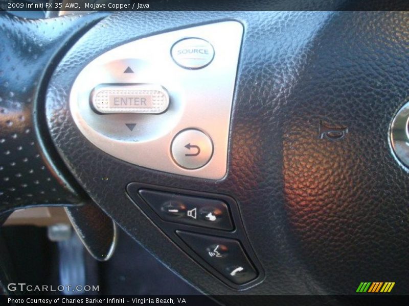 Mojave Copper / Java 2009 Infiniti FX 35 AWD