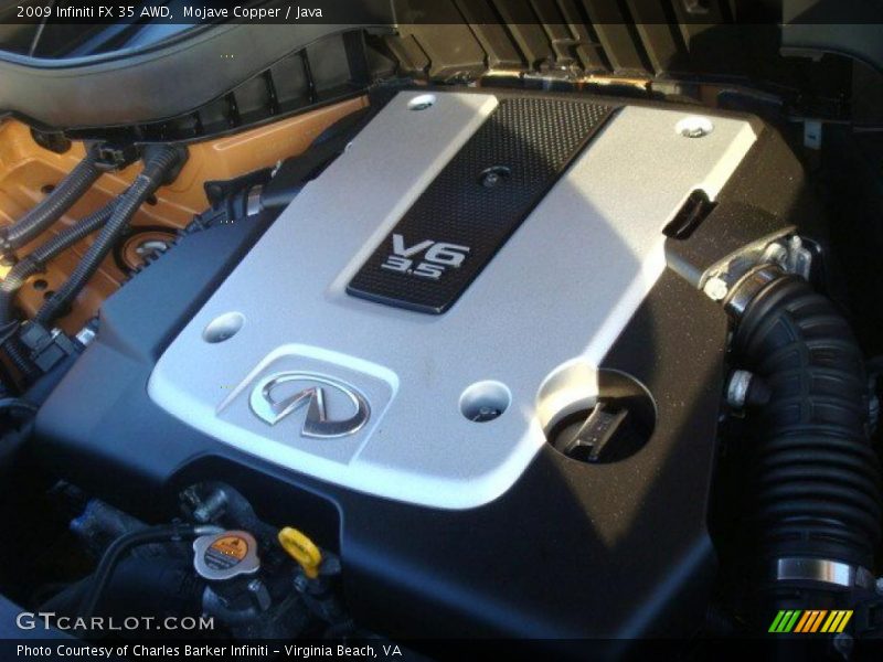 Mojave Copper / Java 2009 Infiniti FX 35 AWD