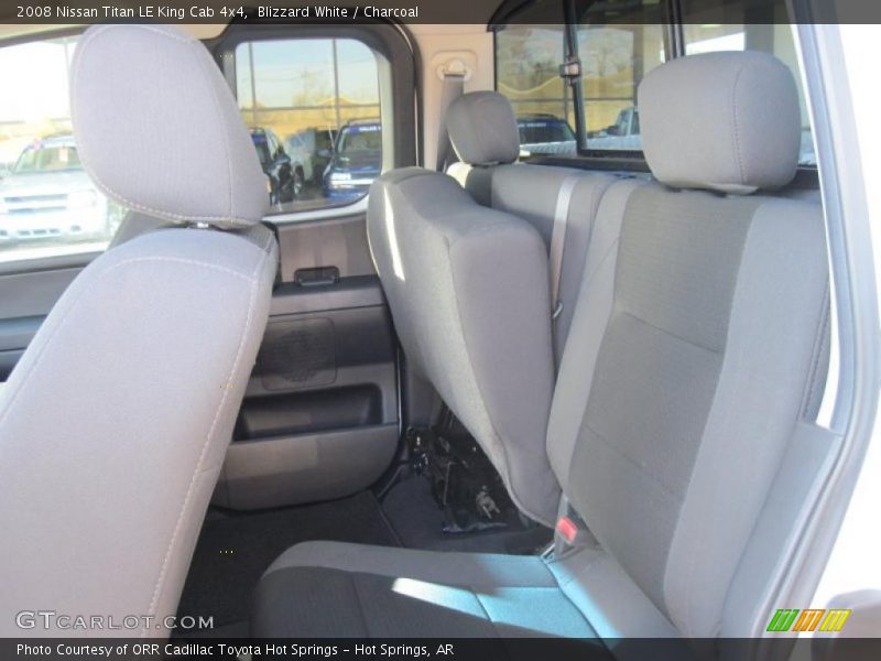 Blizzard White / Charcoal 2008 Nissan Titan LE King Cab 4x4