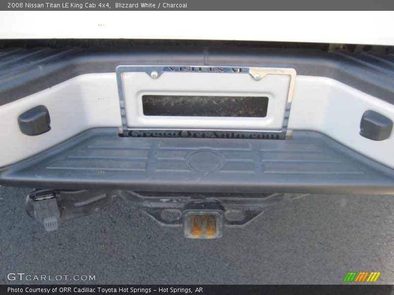 Blizzard White / Charcoal 2008 Nissan Titan LE King Cab 4x4