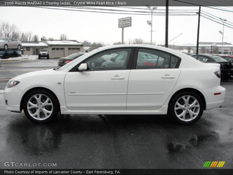  2008 MAZDA3 s Touring Sedan Crystal White Pearl Mica