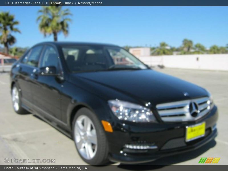 Black / Almond/Mocha 2011 Mercedes-Benz C 300 Sport