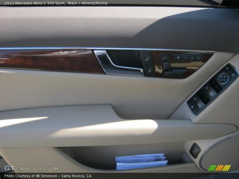 Black / Almond/Mocha 2011 Mercedes-Benz C 300 Sport