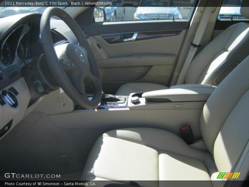 Black / Almond/Mocha 2011 Mercedes-Benz C 300 Sport