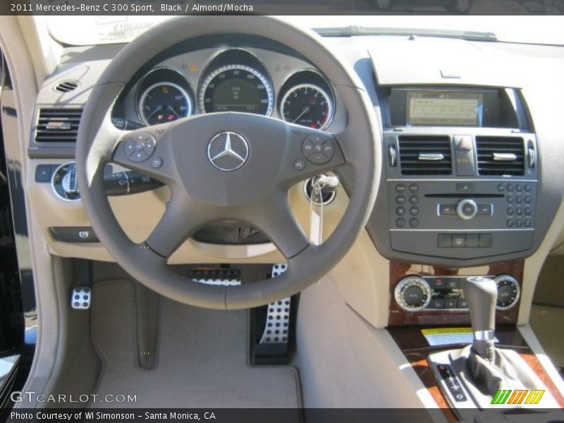 Black / Almond/Mocha 2011 Mercedes-Benz C 300 Sport