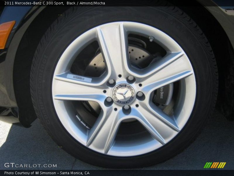 Black / Almond/Mocha 2011 Mercedes-Benz C 300 Sport