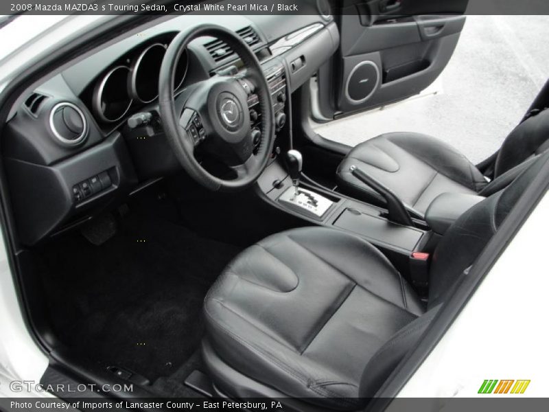 Black Interior - 2008 MAZDA3 s Touring Sedan 