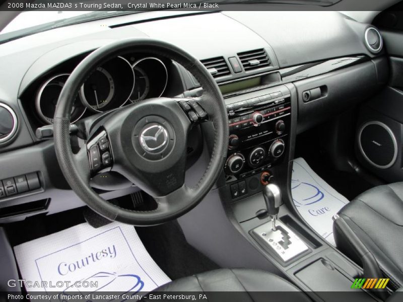 Black Interior - 2008 MAZDA3 s Touring Sedan 