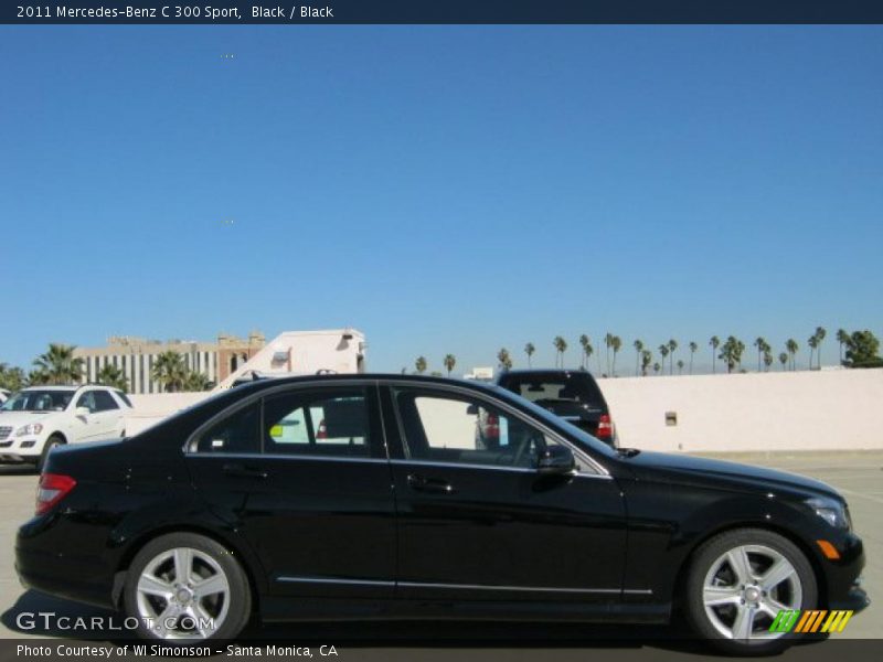 Black / Black 2011 Mercedes-Benz C 300 Sport