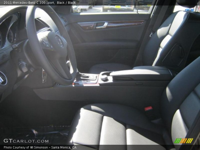 Black / Black 2011 Mercedes-Benz C 300 Sport
