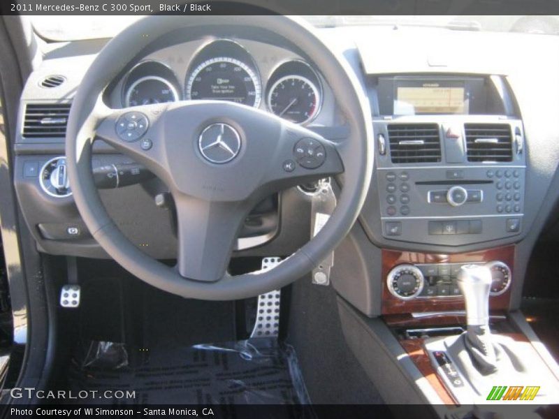 Black / Black 2011 Mercedes-Benz C 300 Sport