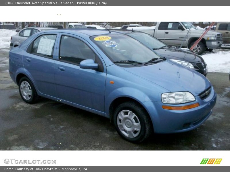 Pastel Blue / Gray 2004 Chevrolet Aveo Special Value Sedan