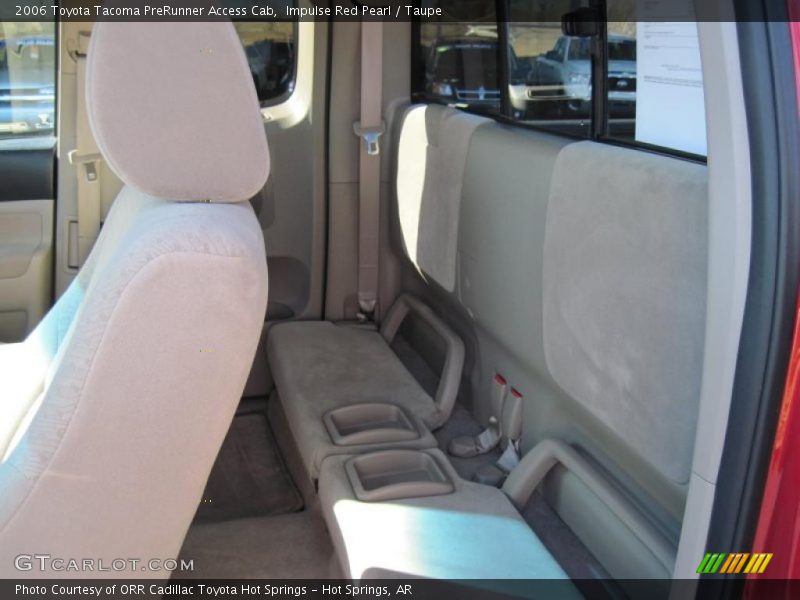 Impulse Red Pearl / Taupe 2006 Toyota Tacoma PreRunner Access Cab