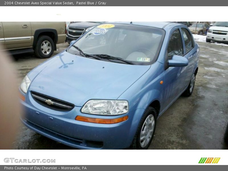 Pastel Blue / Gray 2004 Chevrolet Aveo Special Value Sedan