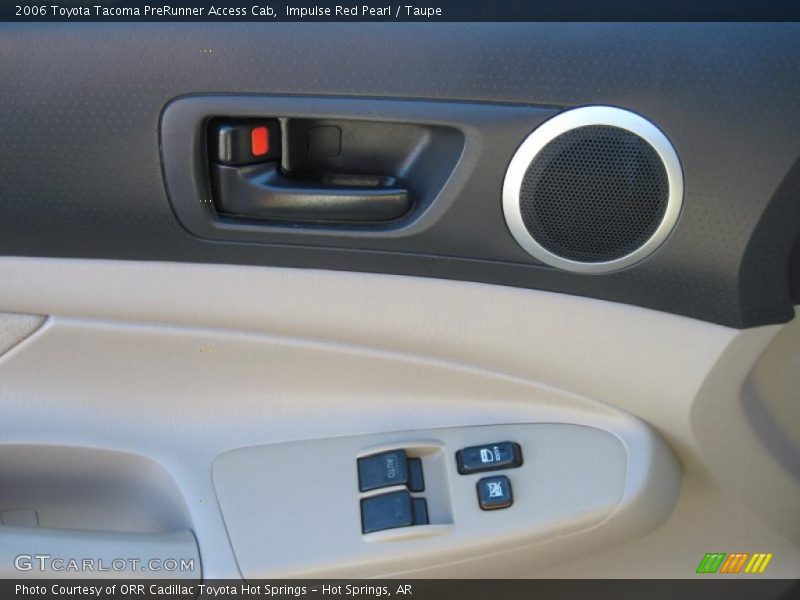 Impulse Red Pearl / Taupe 2006 Toyota Tacoma PreRunner Access Cab