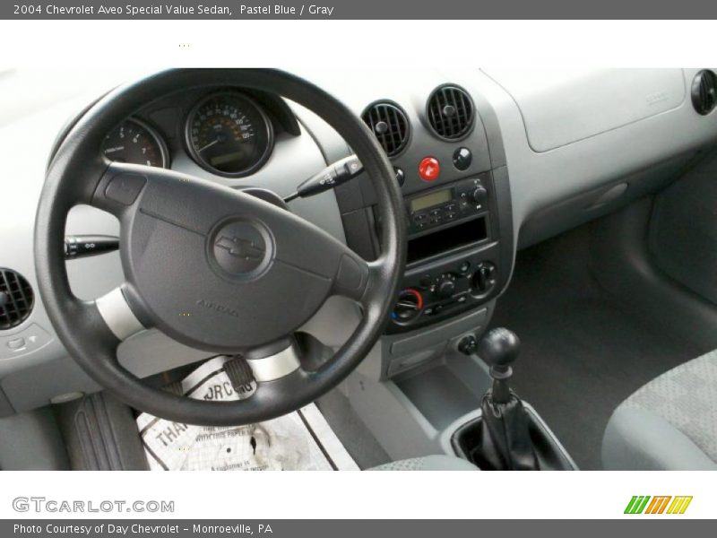 Pastel Blue / Gray 2004 Chevrolet Aveo Special Value Sedan