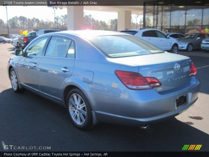 Blue Mirage Metallic / Ash Gray 2008 Toyota Avalon Limited