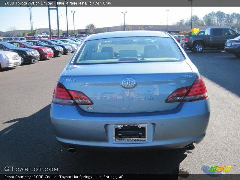 Blue Mirage Metallic / Ash Gray 2008 Toyota Avalon Limited