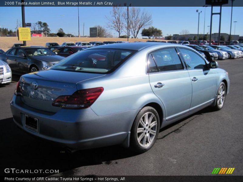 Blue Mirage Metallic / Ash Gray 2008 Toyota Avalon Limited