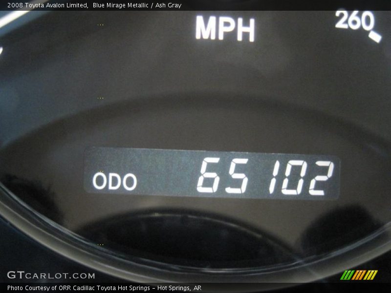 Blue Mirage Metallic / Ash Gray 2008 Toyota Avalon Limited