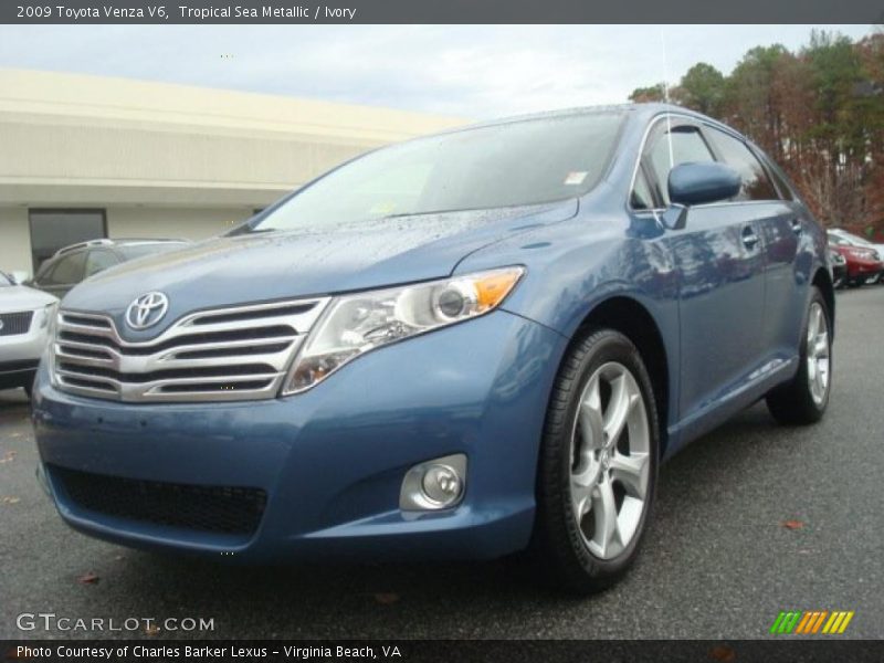 Tropical Sea Metallic / Ivory 2009 Toyota Venza V6