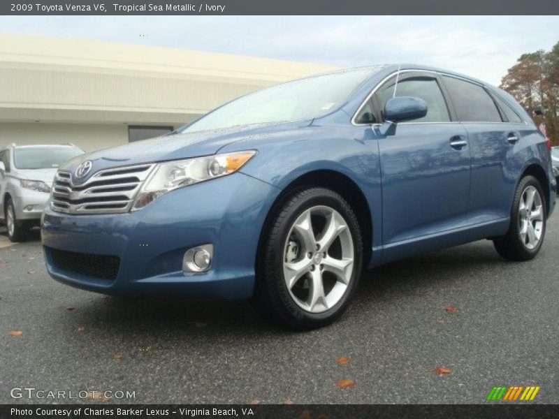 Tropical Sea Metallic / Ivory 2009 Toyota Venza V6