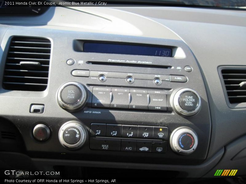 Controls of 2011 Civic EX Coupe