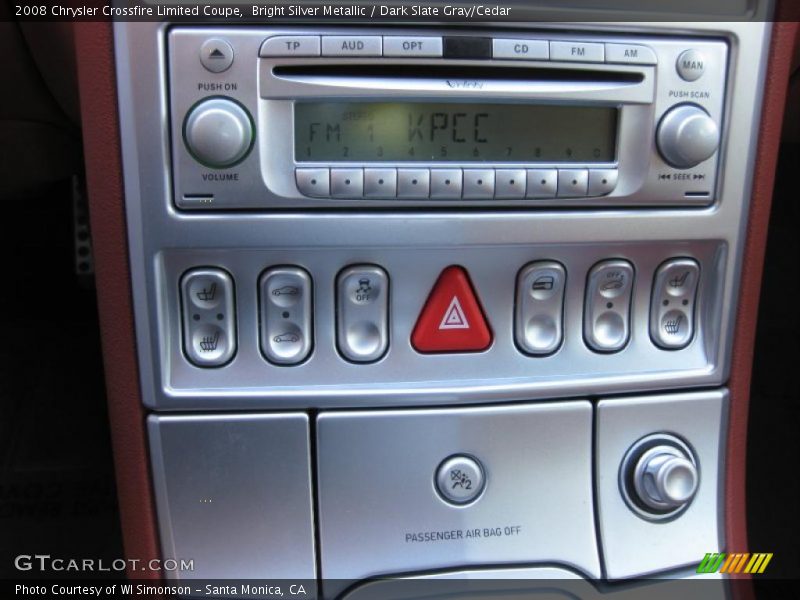 Controls of 2008 Crossfire Limited Coupe