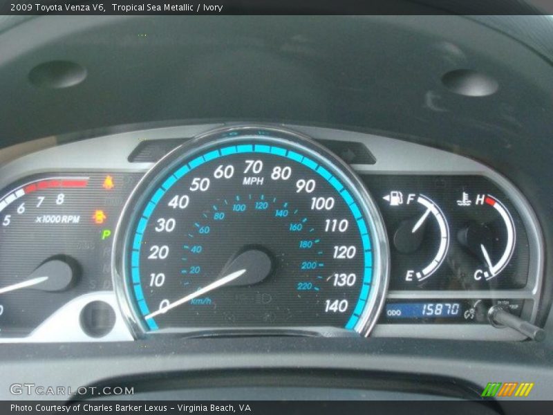 Tropical Sea Metallic / Ivory 2009 Toyota Venza V6