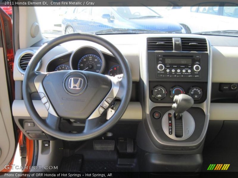 Citrus Fire Metallic / Gray 2011 Honda Element EX