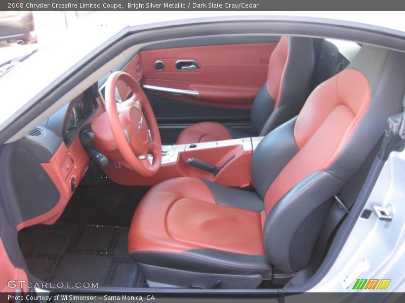  2008 Crossfire Limited Coupe Dark Slate Gray/Cedar Interior