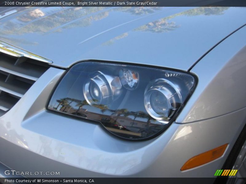 Bright Silver Metallic / Dark Slate Gray/Cedar 2008 Chrysler Crossfire Limited Coupe