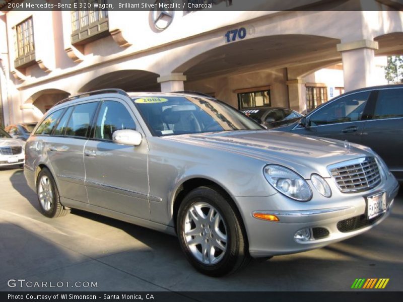 Brilliant Silver Metallic / Charcoal 2004 Mercedes-Benz E 320 Wagon