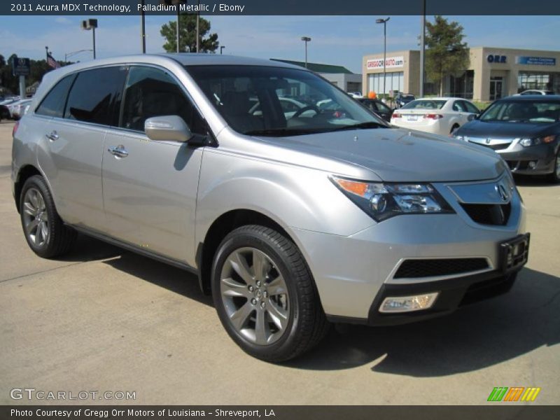 Front 3/4 View of 2011 MDX Technology