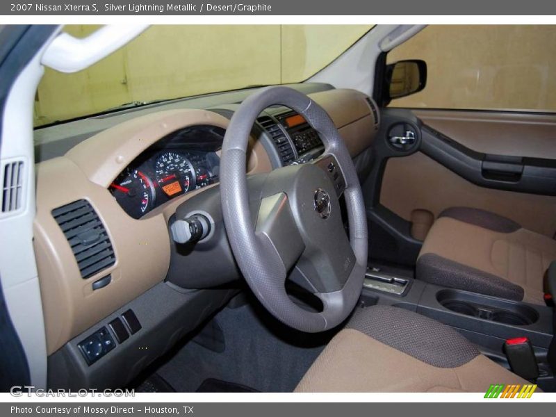 Silver Lightning Metallic / Desert/Graphite 2007 Nissan Xterra S