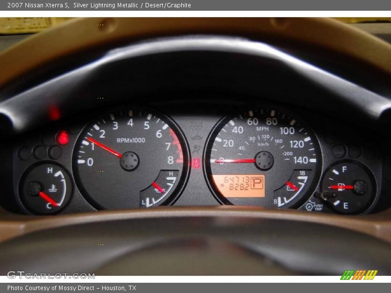 Silver Lightning Metallic / Desert/Graphite 2007 Nissan Xterra S