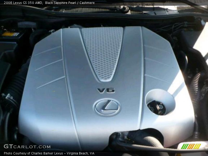 Black Sapphire Pearl / Cashmere 2008 Lexus GS 350 AWD